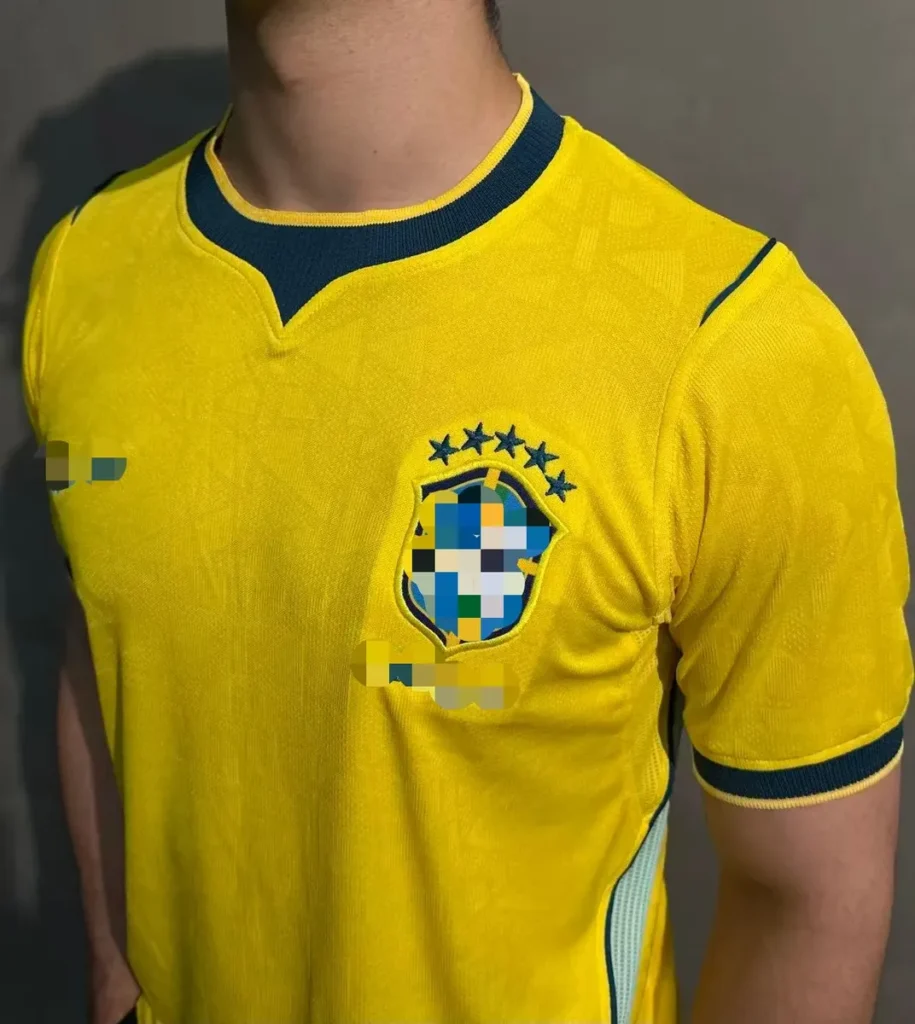 Camisa Amarela Futebol 2026 Modelo Premium Masculina